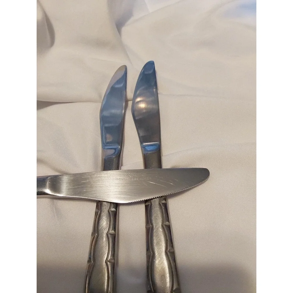 Stanley Roberts Cheer Stainless‎ Lot of 3 Dinner Cutlery Flatware 689159